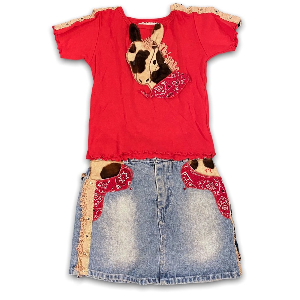 Marsha horse shirt and pencil skirt set size 3T